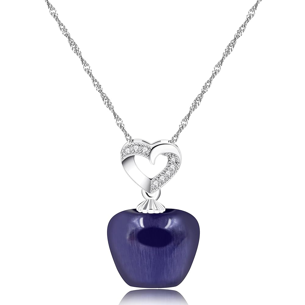 Amazon.com: Uloveido Dainty Platinum Plated Purple Crystal